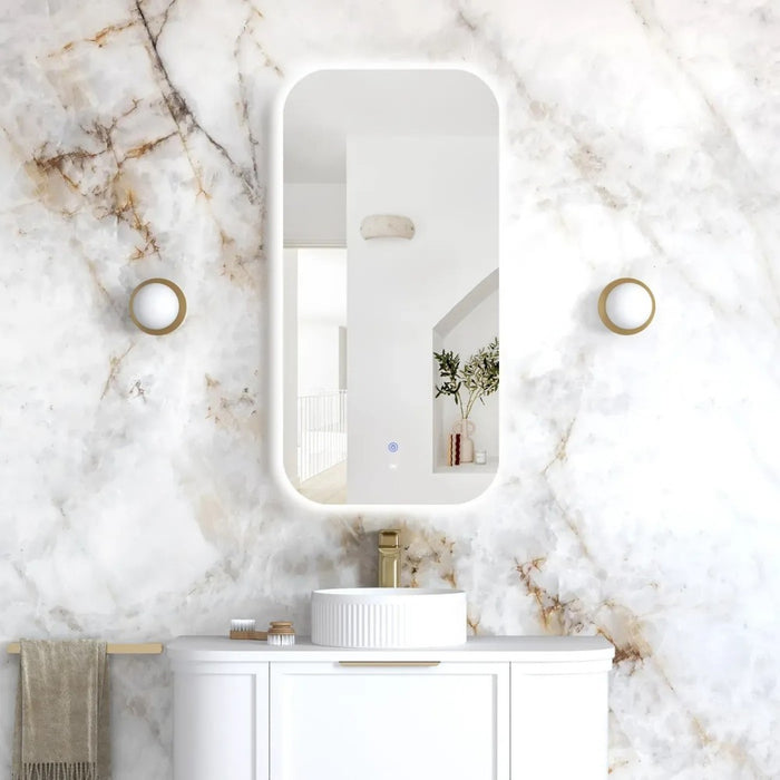 900/1200/1500mm Otti Newport Frameless Soft Rectangle Back Lit Tuffi LED Mirror