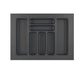 700mm Hettich Cutlery Insert Black Custom Size Kitchen Drawer Cutlery Tray Adjustable (Copy)