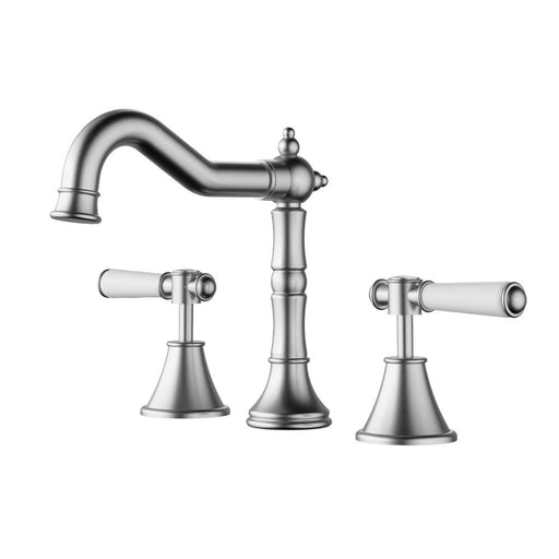 Clasico Basin Set Ceramic Handle Brushed Gold/Brushed Nickel/Chrome/Matt Black - HD reno
