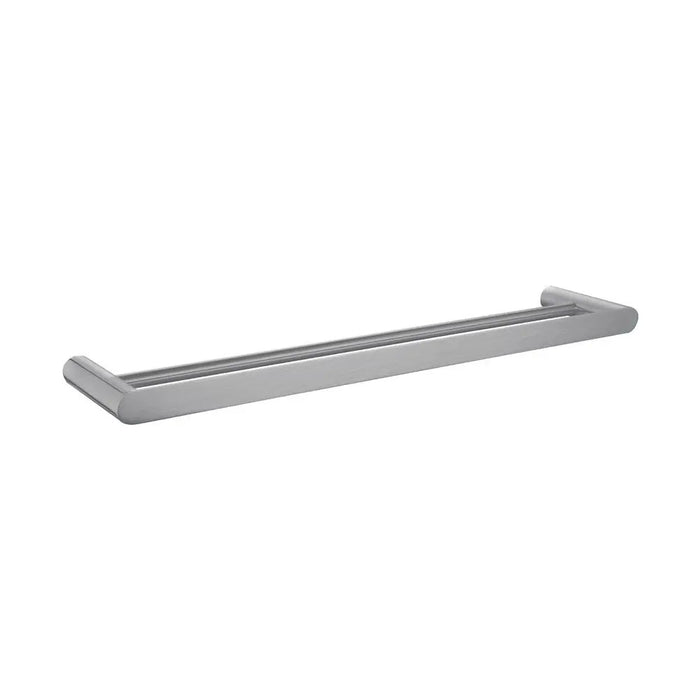 600mm Aquaperla Norico Esperia Solid Brass Round Double Towel Rail
