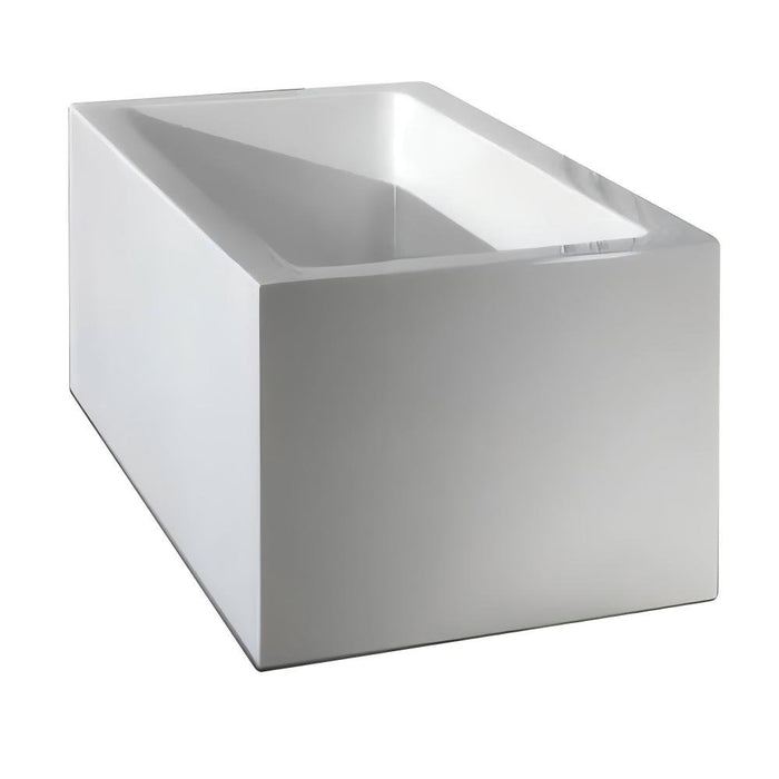 ATAUD 1500/1700*800*600mm White Rectangle Acrylic Freestanding Bathtub