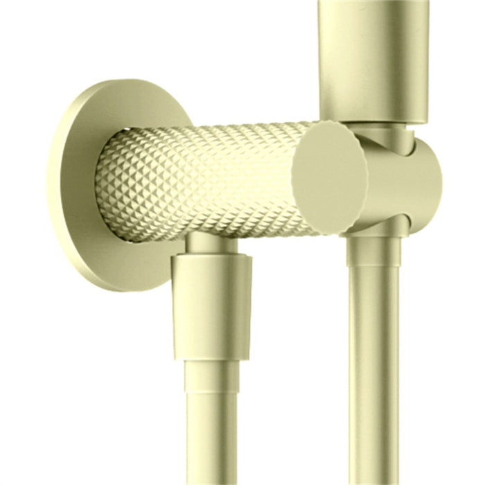 Nero Opal Round Brass 3 Function Shower On Bracket