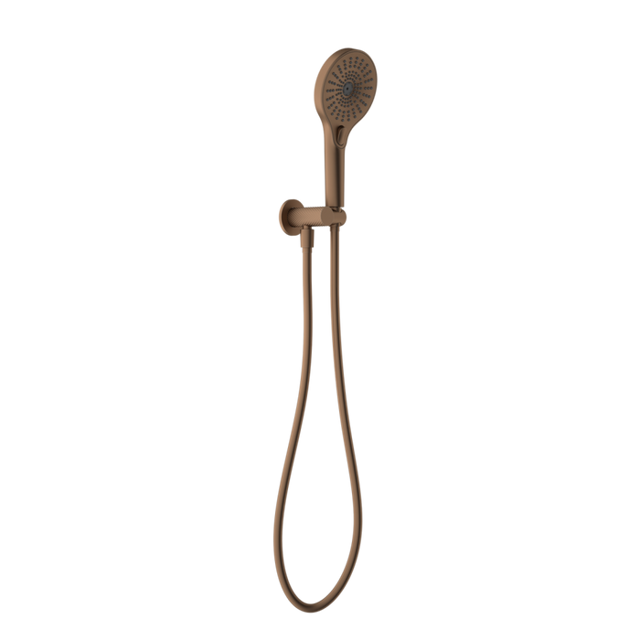 Nero Opal Round Brass 3 Function Shower On Bracket