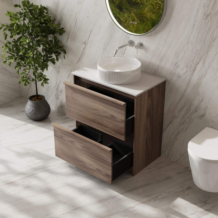 600-1500*455*830mm Mercio Bella Notaio Walnut Freestanding Vanity