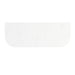 750-1500*450mm ABS Bergen Matt White Curved Edge Fluted Wall Cabinet Hung Vanity MDF Board PVC Coating - HD reno