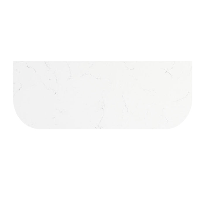 600*450*450mm ABS Houston Matt Black Plywood Curved Wall Hung Vanity