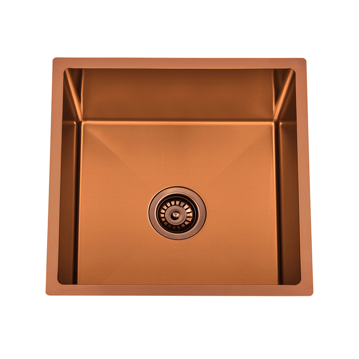 440*440*230mm BK Arcko LUX 304 Stainless Steel Round Top Mount / Under Mount With Drainer Single Bowl Laundry Kitchen Sink