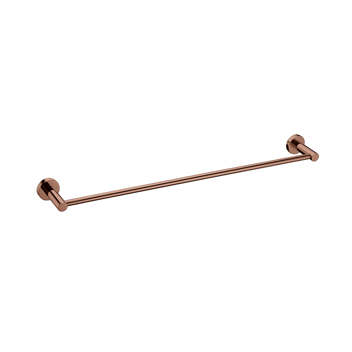 250mm BK RUND Brass Single Round Bars Towel Rails