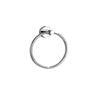 BK RUND Chrome/Matt Black/Brushed Nickel/Brushed Gold/Brushed Gun Metal/Brushed Bronze Brass Round Towel Rings