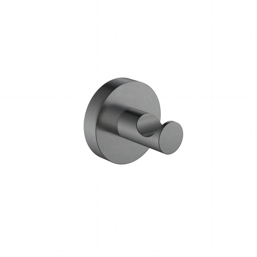 BK RUND Chrome/Matt Black/Brushed Nickel/Brushed Gold/Brushed Gun Metal Brass Round Single Robe Hooks - HD reno