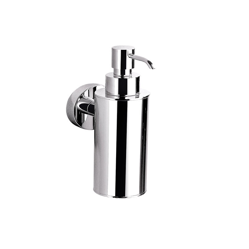BK RUND Manual Chrome Brass Round Soap Dispensers - HD reno