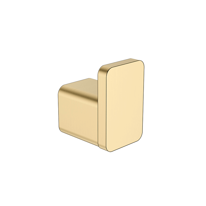 BK KASTEN Brass Rectangle Single Robe Hooks