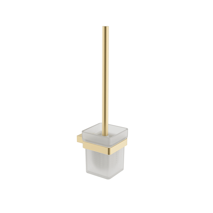 BK KASTEN Brass Square Toilet Brush Holders