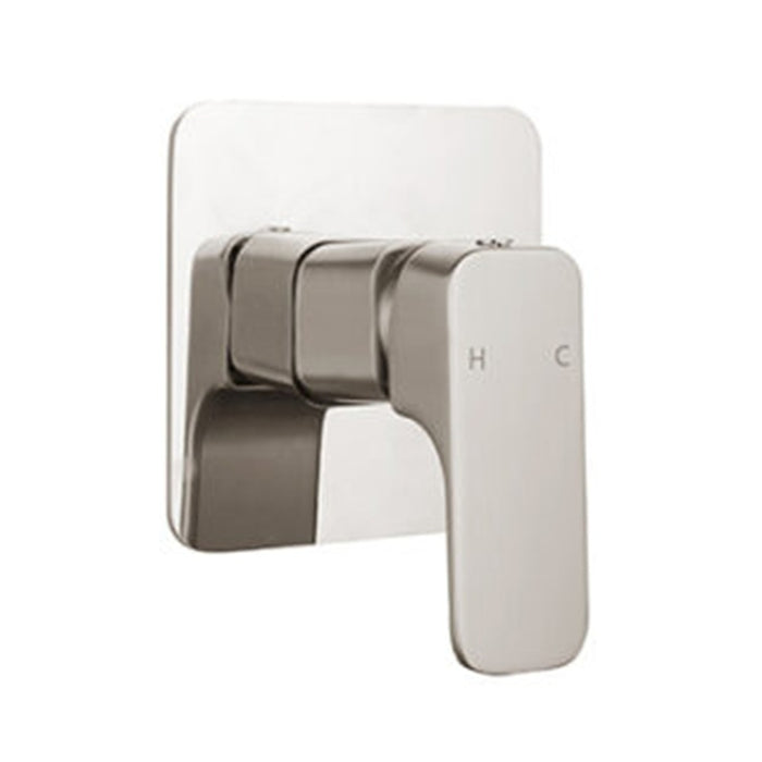 BK Kompakt Eckig Chrome/Matt Black/Brushed Nickel Brass Square Shower Wall Mixer