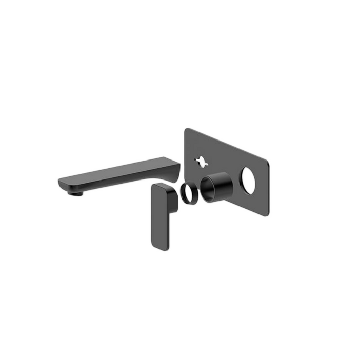 BK Kasten Brass Square Basin/Bath Mixer With Spout