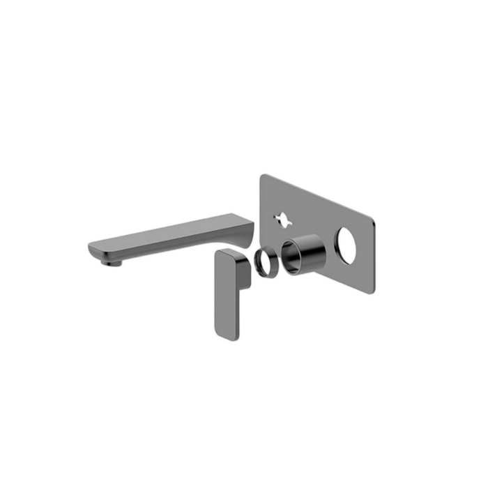 BK Kasten Brass Square Basin/Bath Mixer With Spout