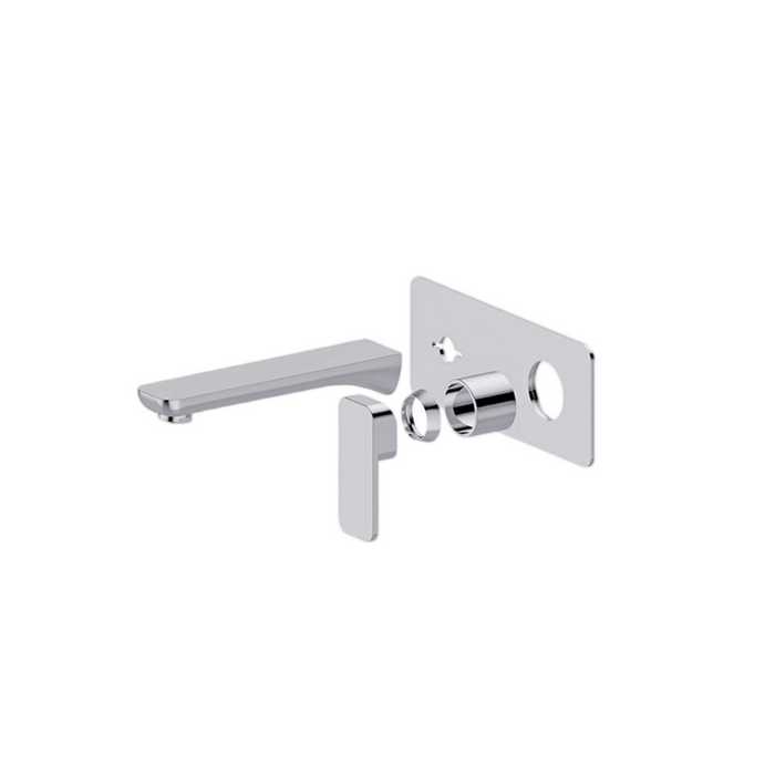 BK Kasten Brass Square Basin/Bath Mixer With Spout