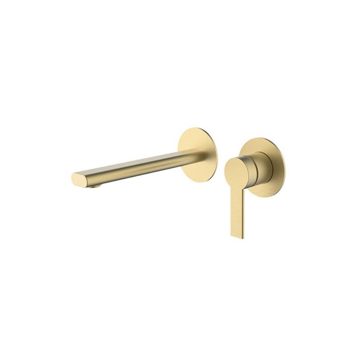 BK Iris Brass Round Wall Mixer With Spout