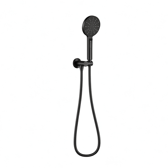 BK Rund Brass Round On Bracket Handheld Showers