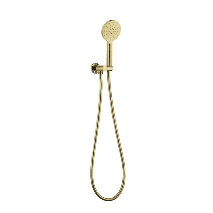 BK Rund Brass Round On Bracket Handheld Showers