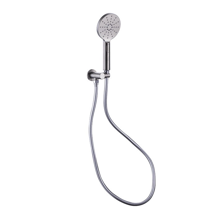 BK Rund Brass Round On Bracket Handheld Showers