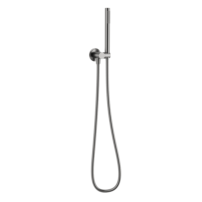 BK Cambridge Multifunction Round Brass On Bracket Handheld Showers