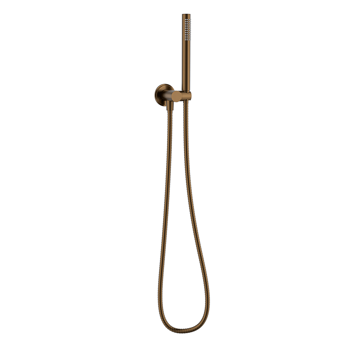 BK Cambridge Multifunction Round Brass On Bracket Handheld Showers