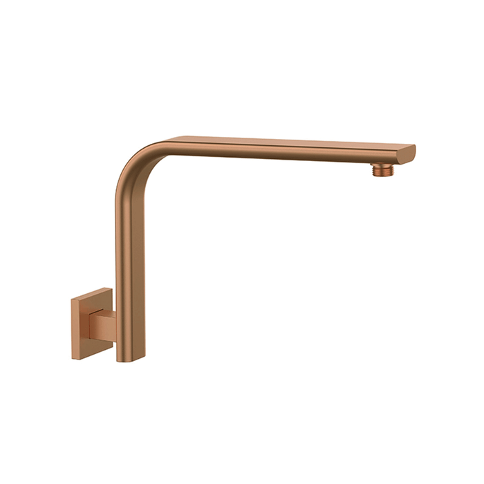 BK Eckig Brass Curved Shower Droppers & Arms