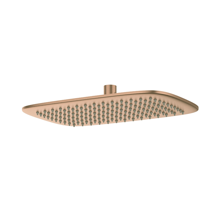 300*200mm BK Thin Stainless Steel Square Shower Heads