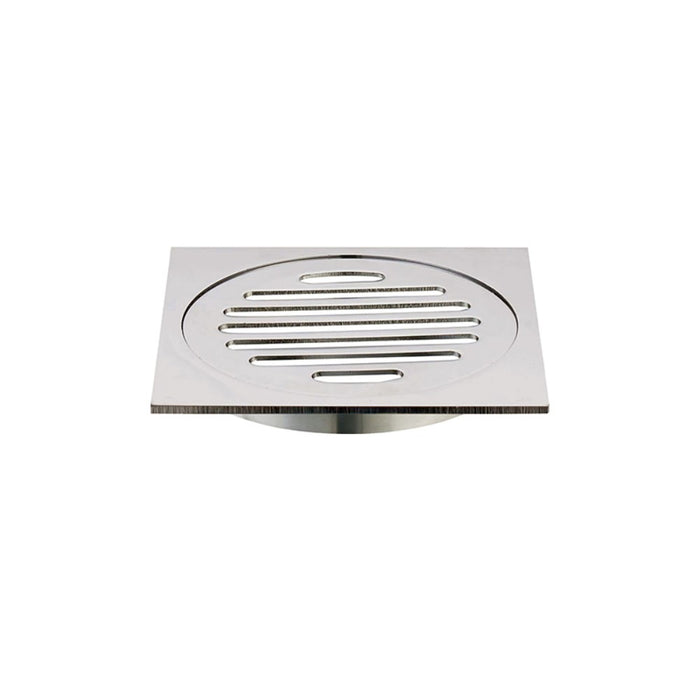 100mm BK WAHLEN 10 (TRADE) ECKIG Brass Square Floor Wastes