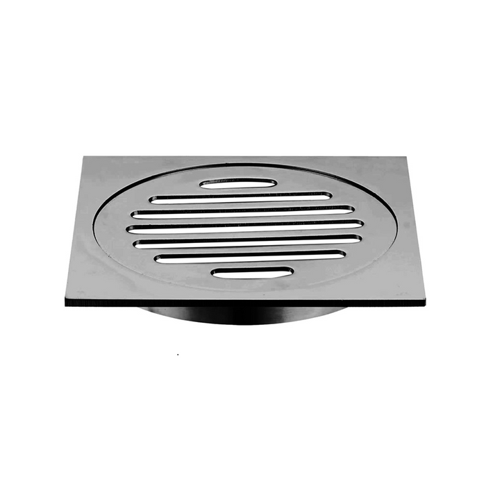 100mm BK WAHLEN 10 (TRADE) ECKIG Brass Square Floor Wastes