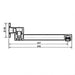 Matt Black Bathroom Tapware Range - Wall Top Assemblies, Washing Machine Stops & Wall Spout