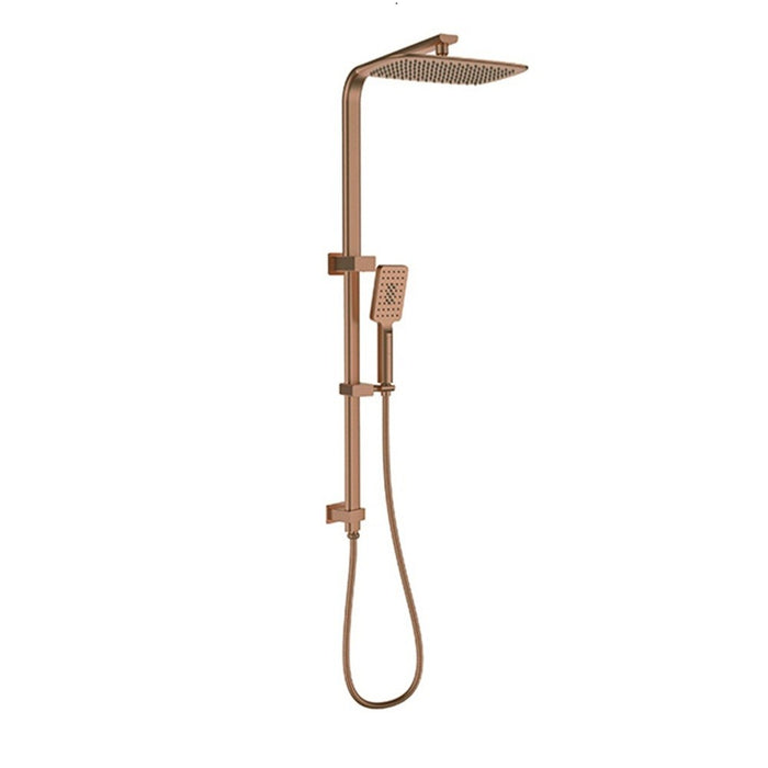 BK Kasten Brass Multifunction Shower With Overhead Rain Shower Twin Showers