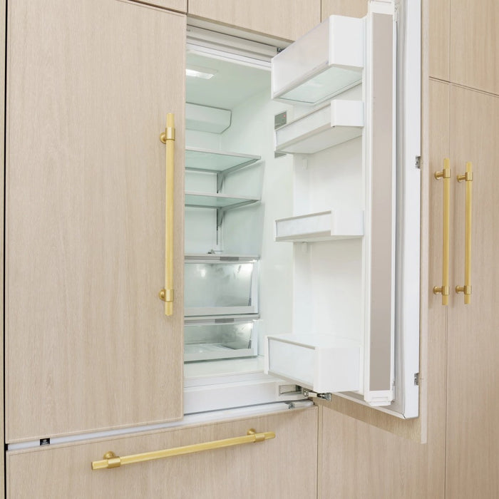 416mm Momo Belgravia Solid Brass Knurled Appliance Pull