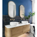 1500*460*450mm OTTI Bondi Natural Oak Cabinet Only and Stone Top Bathroom Wall Hung Vanity - HD reno