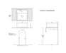 400*230*110mm/350*350*135mm Ceramic Compact Wall Basin With Waste - HD reno