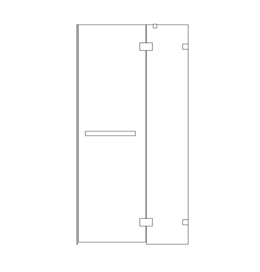 900-1200mm Barossa Chrome Toughened Glass WTW Pivot Frameless Shower Screens - HD reno
