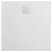 900-1220mm Marbletrend New Flinders White Marbelite Square Rear Outlet Shower Base - HD reno