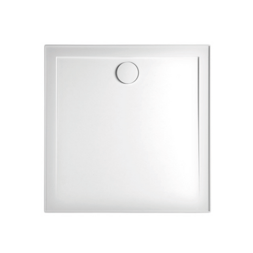900-1200mm Marbletrend Flinders SMC White Rectangular Rear Outlet Shower Base - HD reno