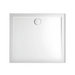 900-1200mm Marbletrend Flinders SMC White Rectangular Rear Outlet Shower Base - HD reno