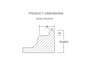 914-1200mm Marbletrend Flinders White Polymarble Diamond Straight Front Corner Shower Base - HD reno