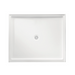 760-1800mm Marbletrend Flinders White Polymarble Rectangular Shower Base - HD reno