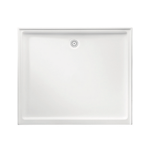 760-1800mm Marbletrend Flinders White Polymarble Rectangular Shower Base - HD reno