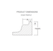 760-1800mm Marbletrend Flinders White Polymarble Rectangular Shower Base - HD reno