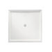 760-1000mm Marbletrend Flinders White Polymarble Square Shower Base - HD reno