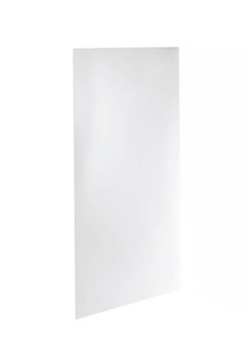 820-1500mm Standard White Acrylic 1-3 Sided Shower Wall - HD reno
