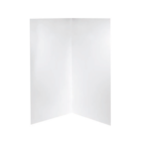 820-1500mm Standard White Acrylic 1-3 Sided Shower Wall - HD reno