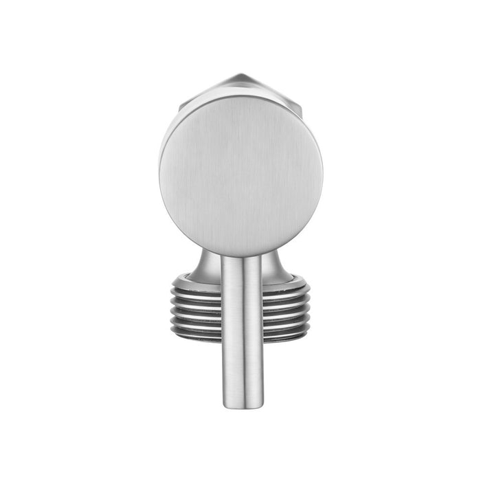 Aquaperla Round Solid Brass 1/4 Turn Bathroom Washing Machine Stops