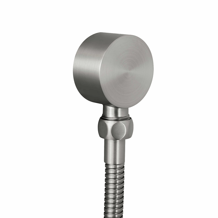 ACA CADDENCE Brushed Nickel Stainless Steel Shower Rail Without Handheld Shower