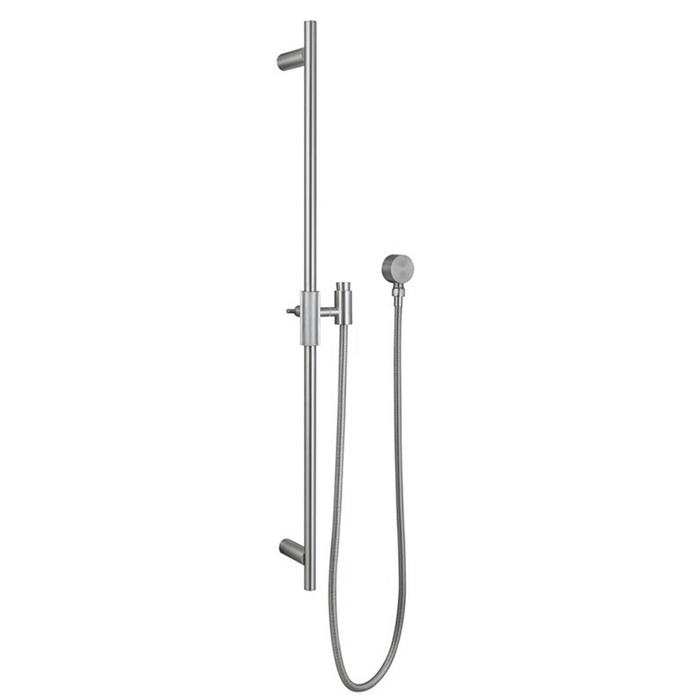 ACA CADDENCE Brushed Nickel Stainless Steel Shower Rail Without Handheld Shower